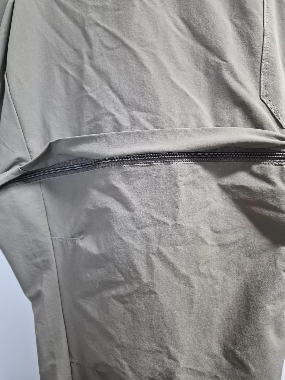 Men's Convertible Cargo Pants in Taupe — Lightweight Zip-Off Design